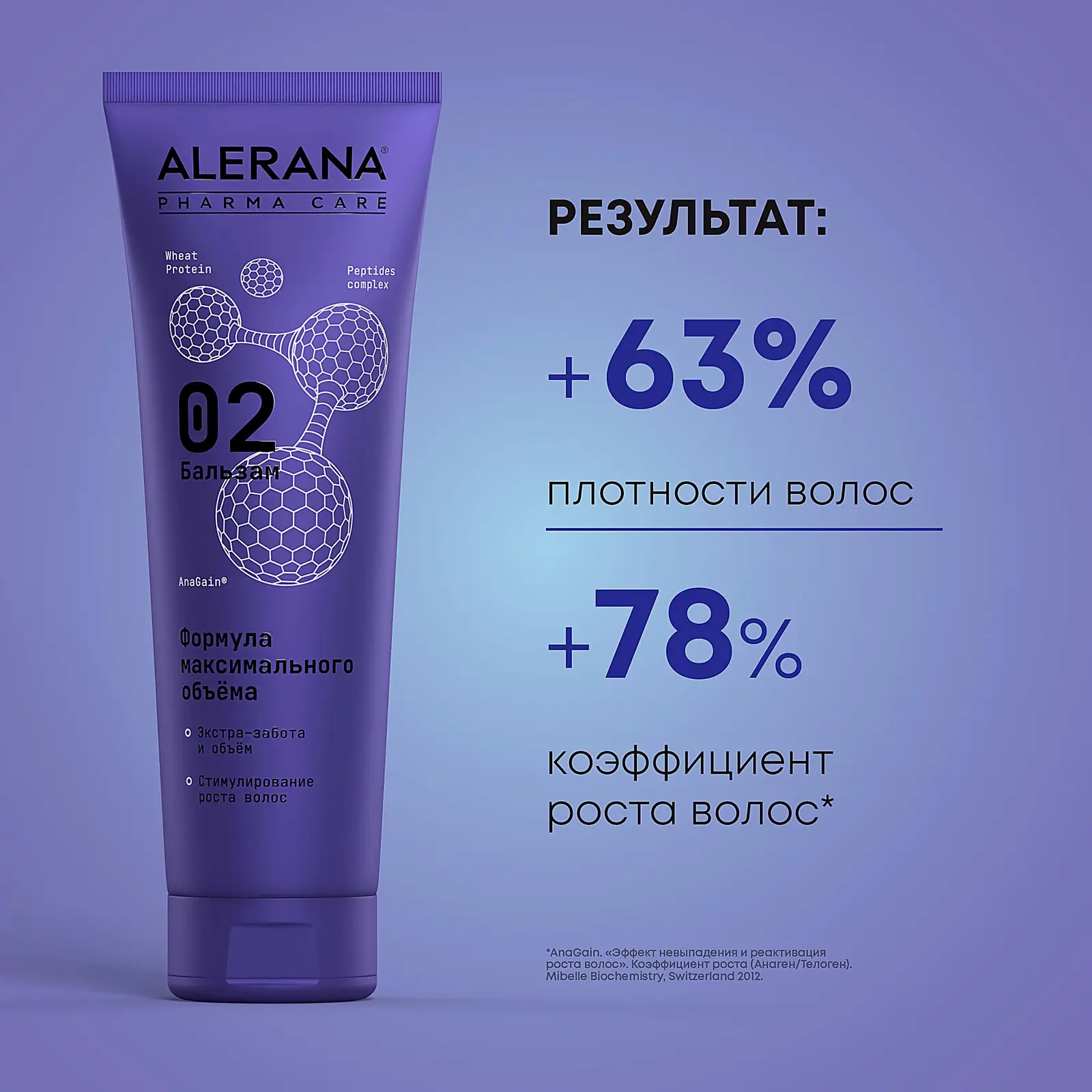 Бальзам для волос Alerana Pharma Care максимальный объем 260мл - фото 3