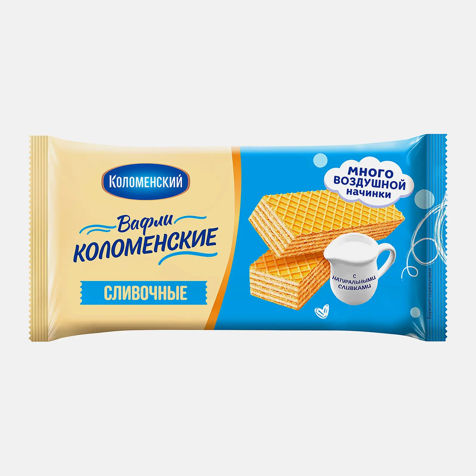 Изображение товара Вафли Коломенское Сливочные 220г - Вкусное лакомство для всей семьи