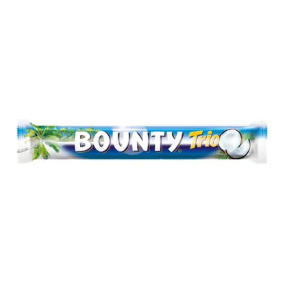 Изображение товара Батончик шоколадный Bounty с кокосом 82. 5 г - мягкий тропический десерт