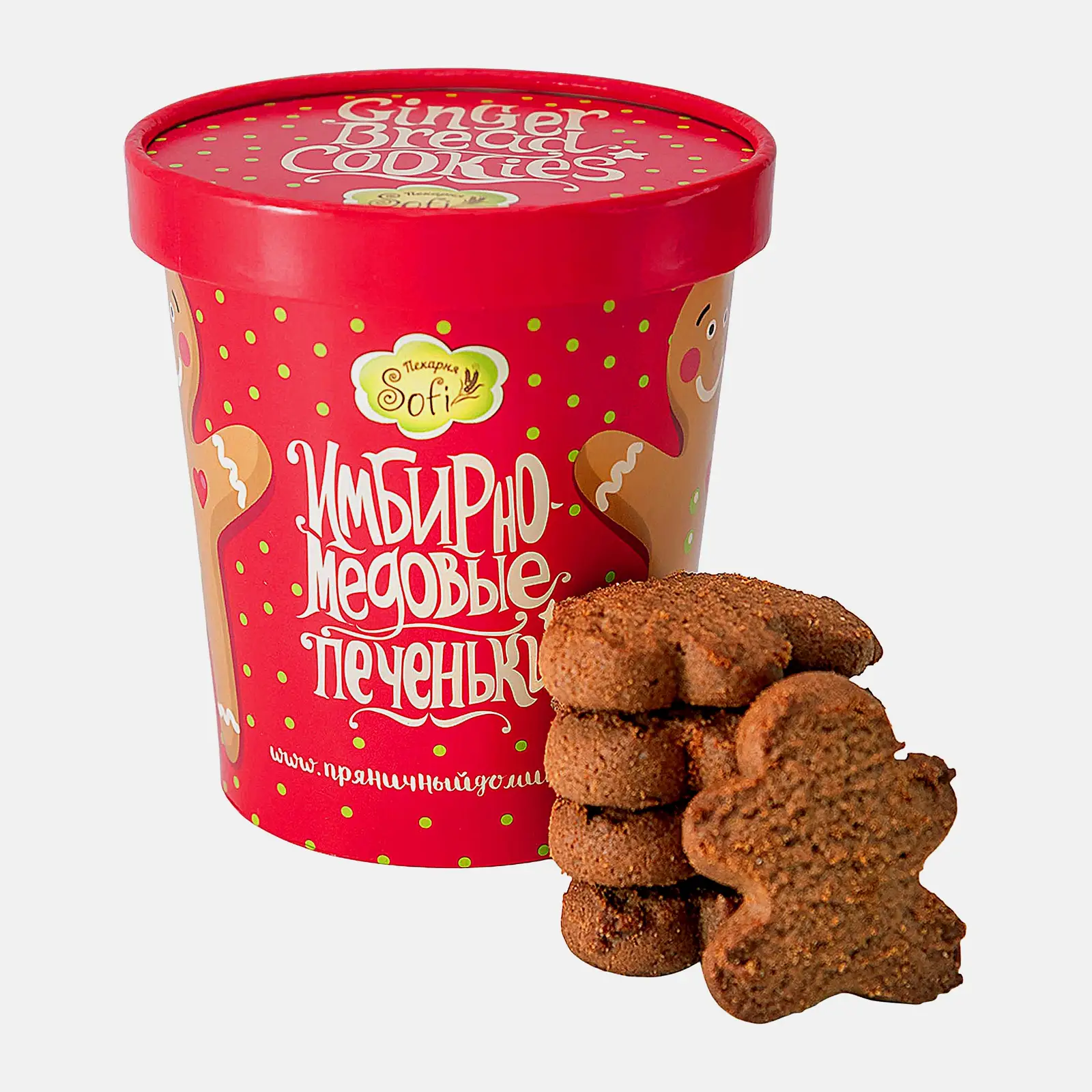 Печенье имбирно-медовое Пекарня Sofi 100г
