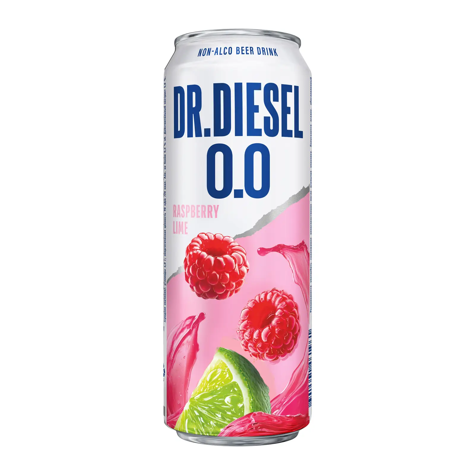 Изображение товара Пивной напиток Малина-лайм безалкогольный Doctor Diesel 430мл