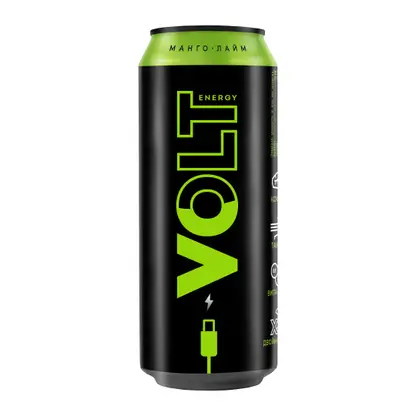 Изображение товара Напиток энергетический Volt Energy Манго-лайм 450мл