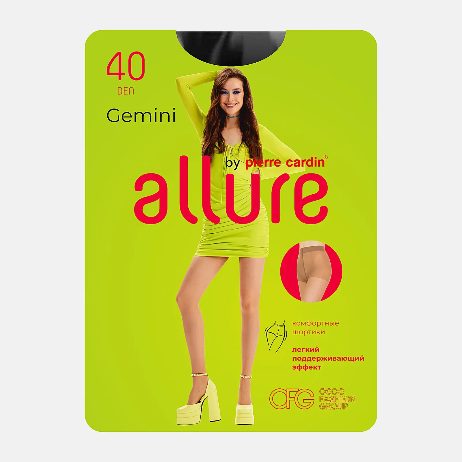 Колготки женские Allure Gemini черные р.5