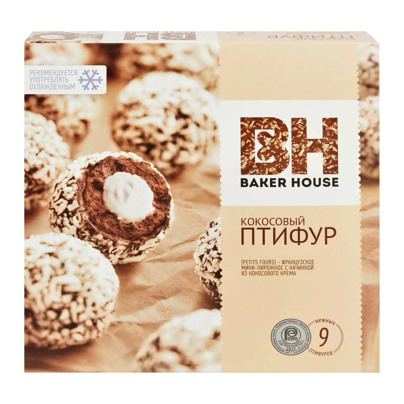 Изображение товара Пирожное с кокосовым кремом Baker House 225г