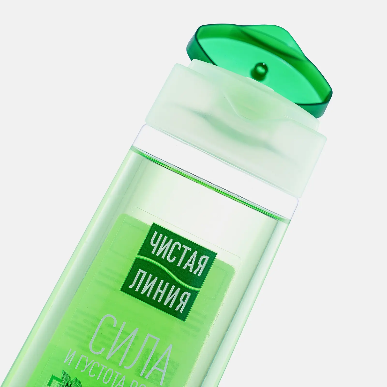 Укрепляющий шампунь для всех типов волос Сила и густота Чистая линия 400мл