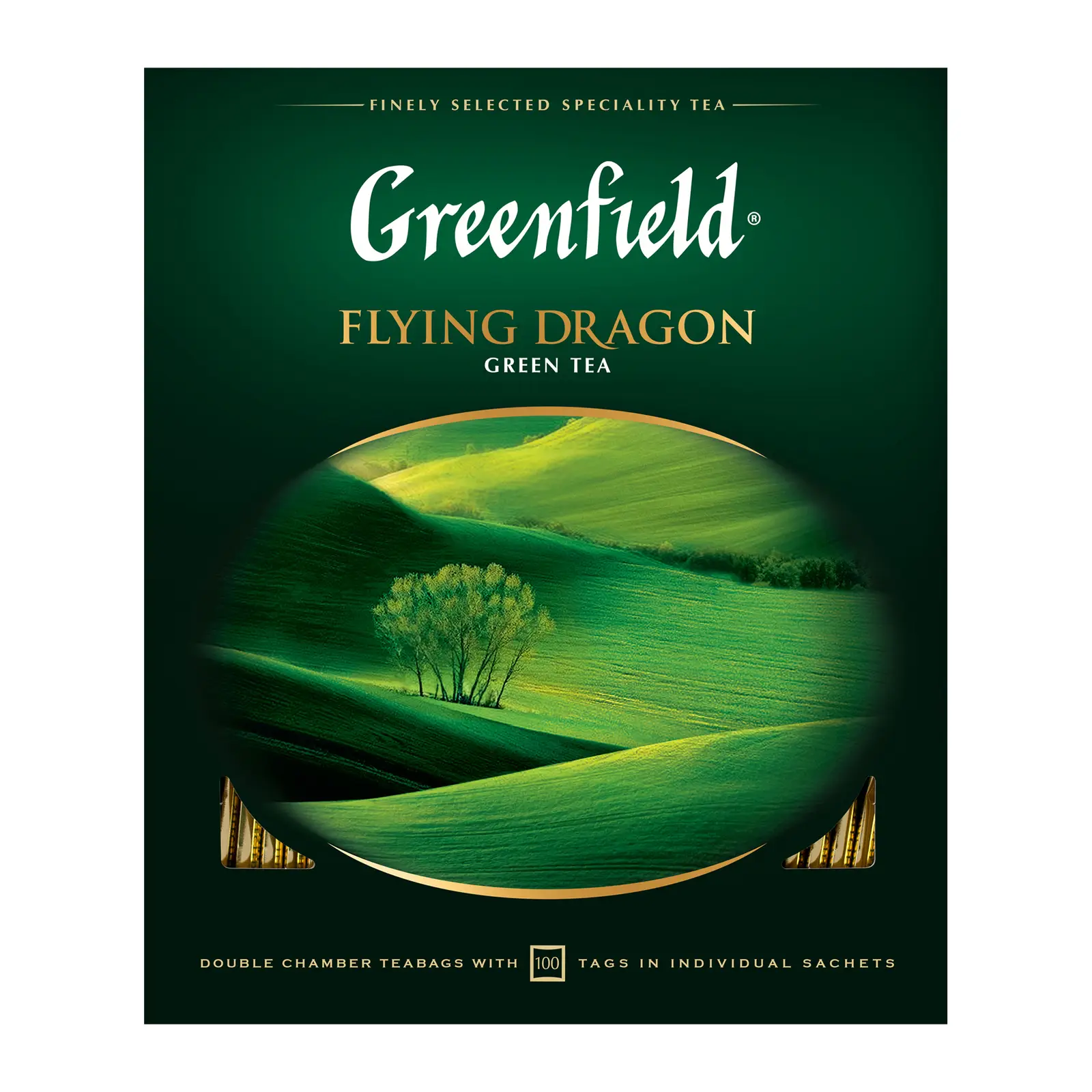 Изображение товара Чай зеленый Greenfield Flying Dragon 100 пакетиков
