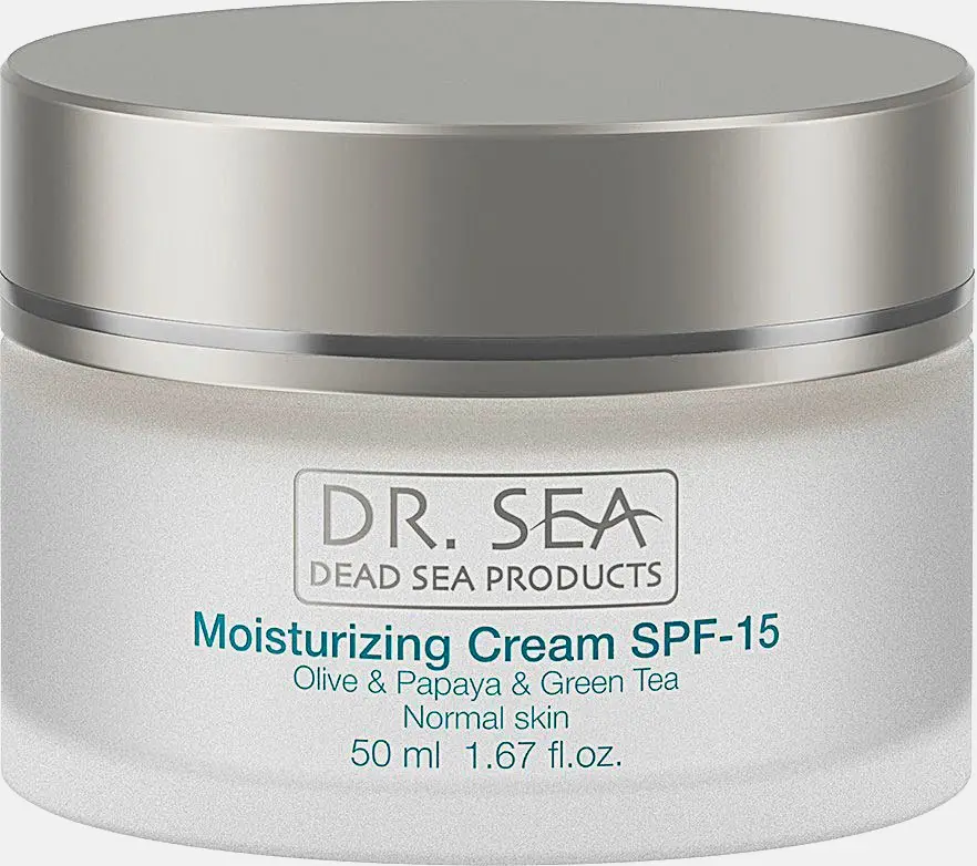 Крем для лица Dr.Sea увлажняющий с зеленым чаем Spf 15 50мл