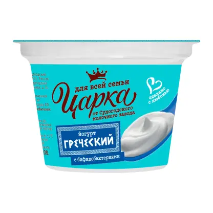 Изображение товара Йогурт Царка Греческий 6% 140г