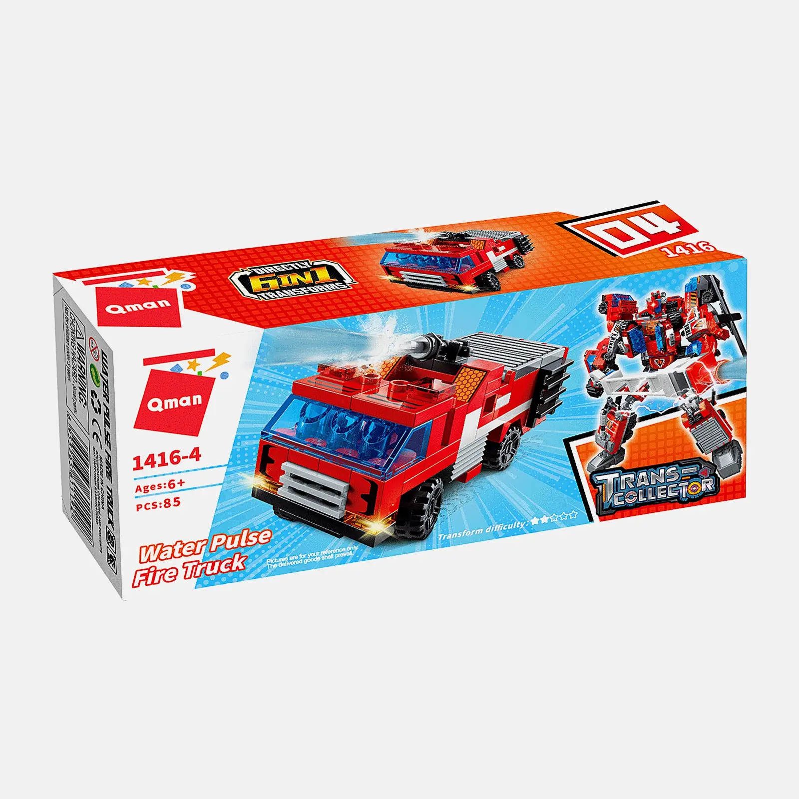 Конструктор Qman 1416 Пожарная техника в ассортименте