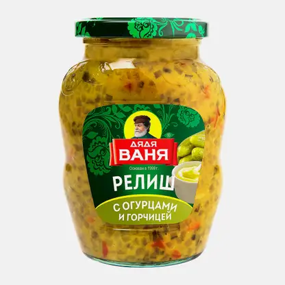 Релиш Дядя Ваня с горчицей 350г