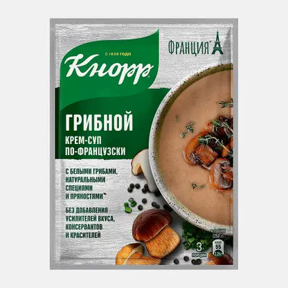 Крем-суп Кнорр Грибной по-французски 49г