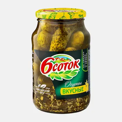Огурцы 6 Соток Вкусные 950г