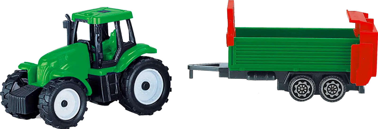 Игрушка KiddieDrive Фермерский трактор с прицепом 20.5*6.8*4.8см 300г