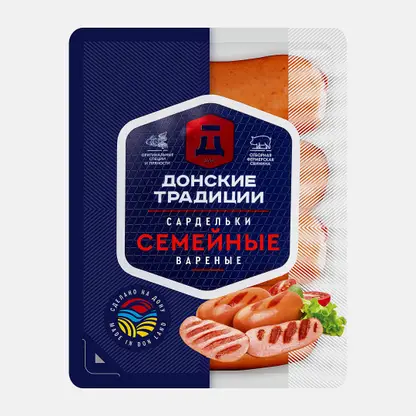 Сардельки Донские традиции Семейные 450г