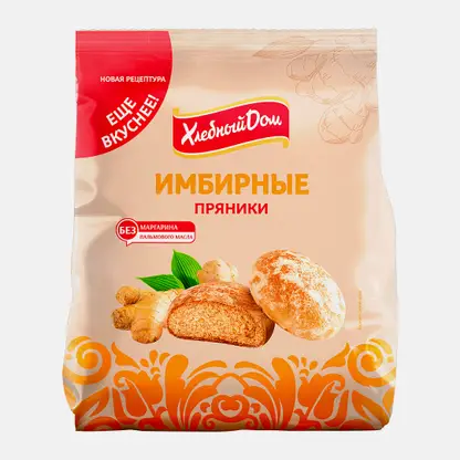 Пряники имбирные Хлебный дом 300г