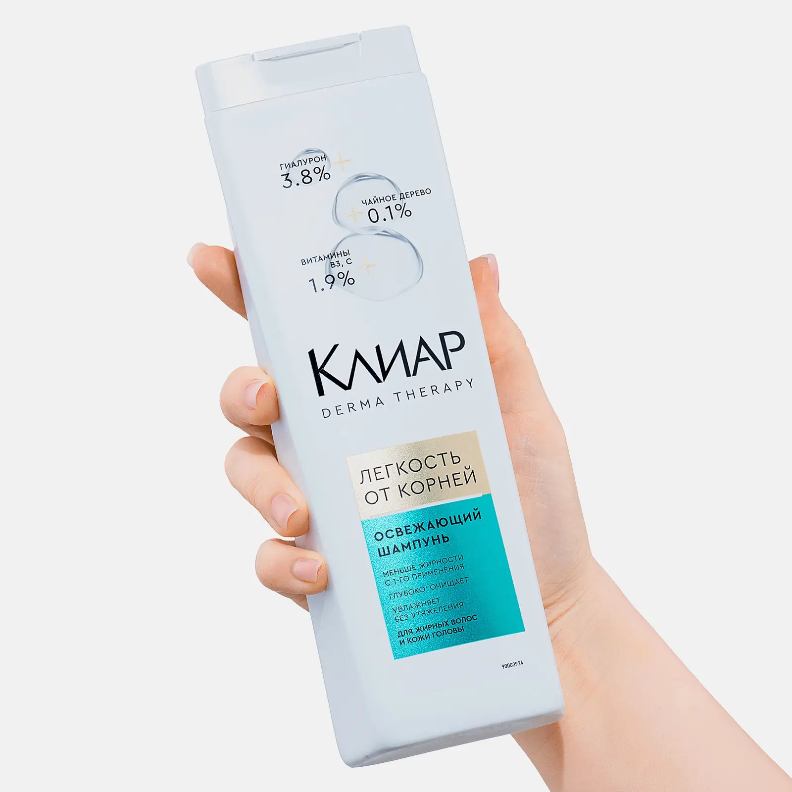 Освежающий шампунь для волос Легкость от корней Клиар 380мл