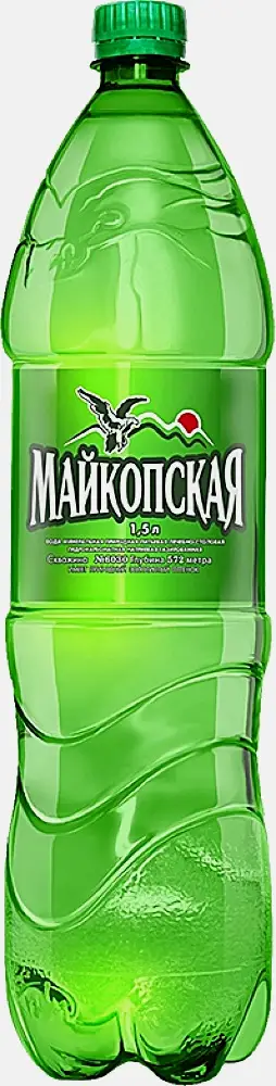 Вода Майкопская минеральная газированная 1.5л