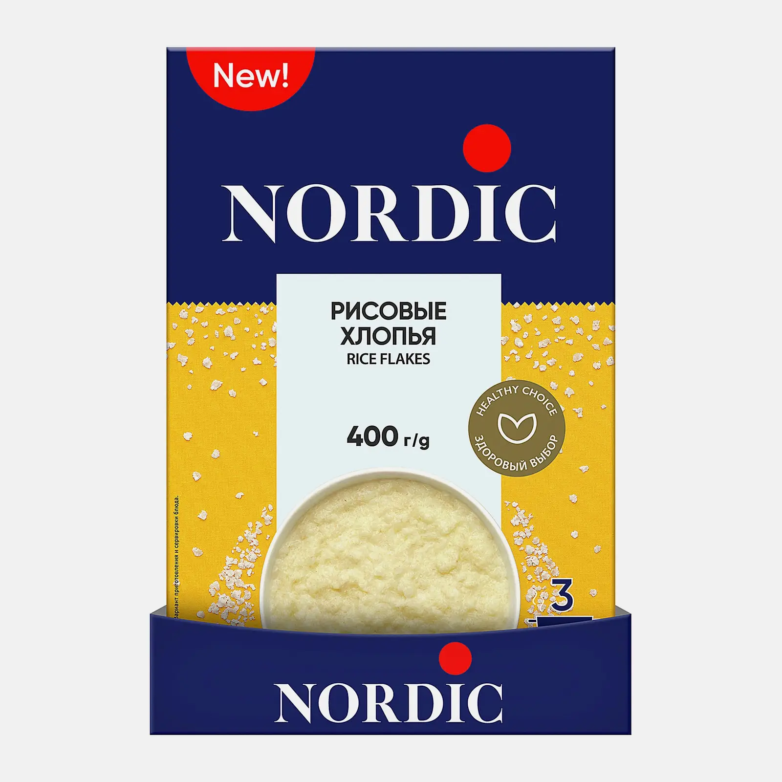Рисовые хлопья Nordic 400г