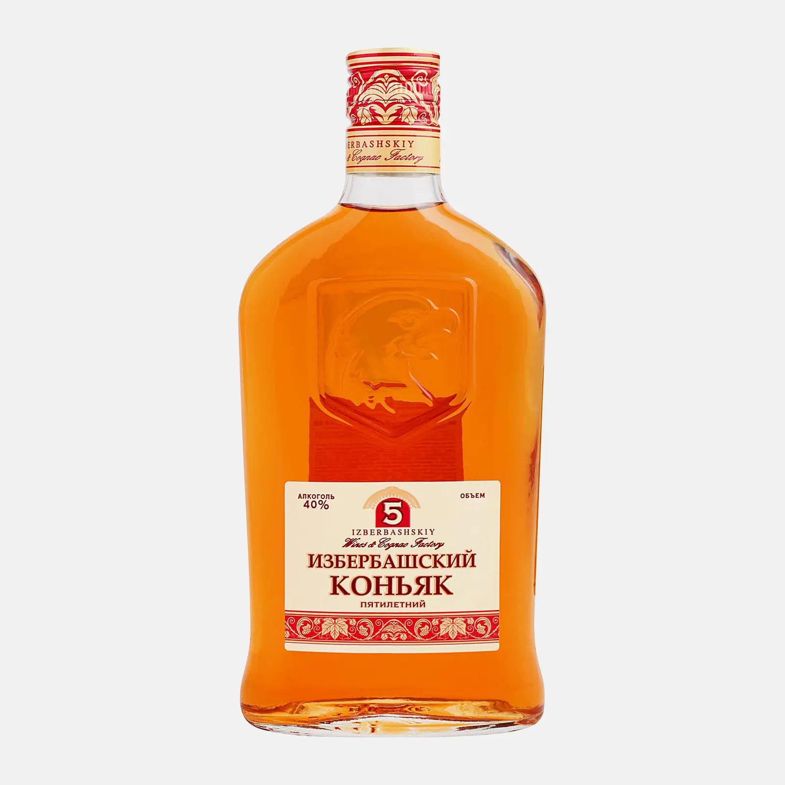 Изображение товара Коньяк Избербаш 5 лет 40% в стеклянной бутылке 250мл