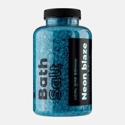 Соль для ванны Fabrik Cosmetology неоновая Crystal blue 500г