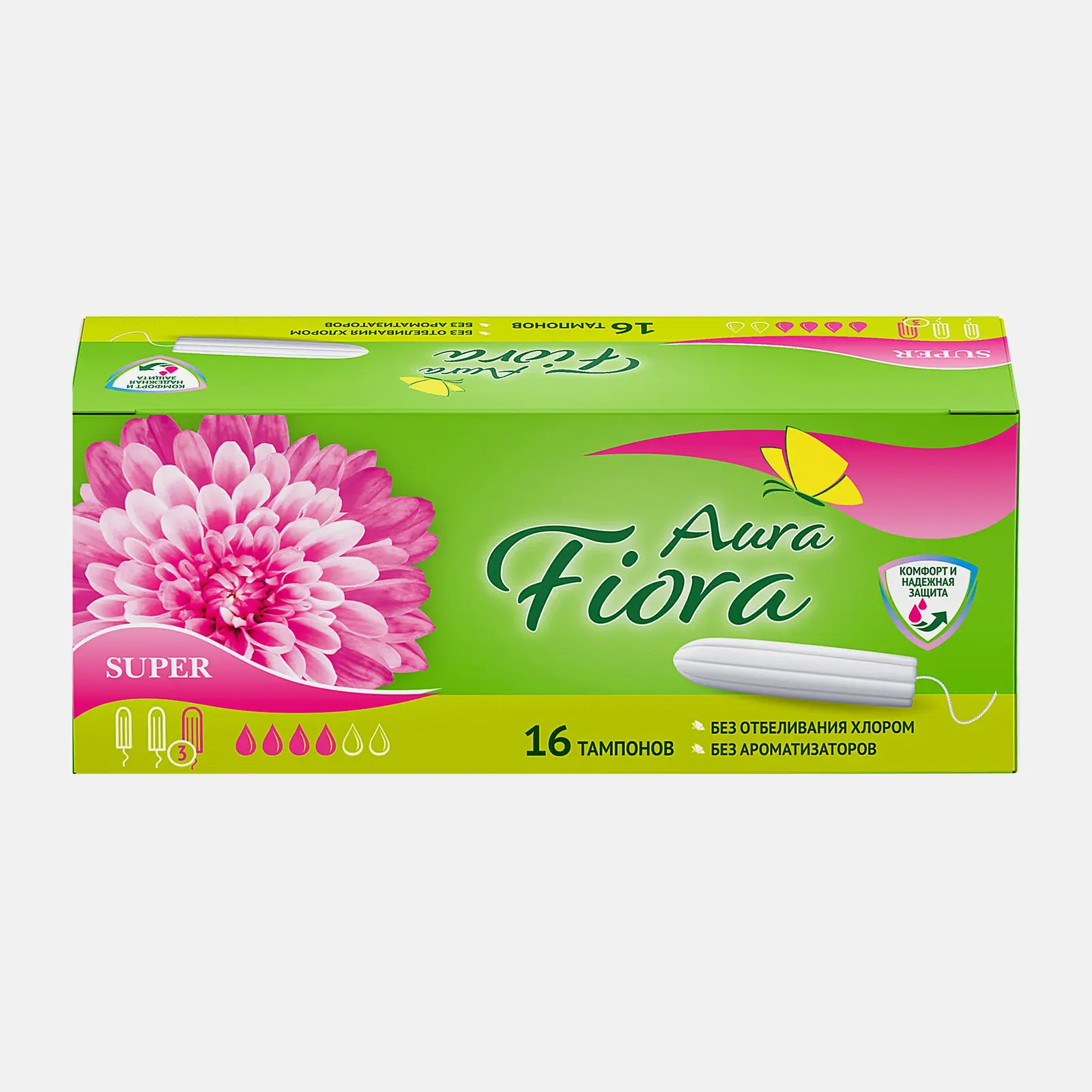 Тампоны Fiora/Niceday Супер 4 капли 16шт