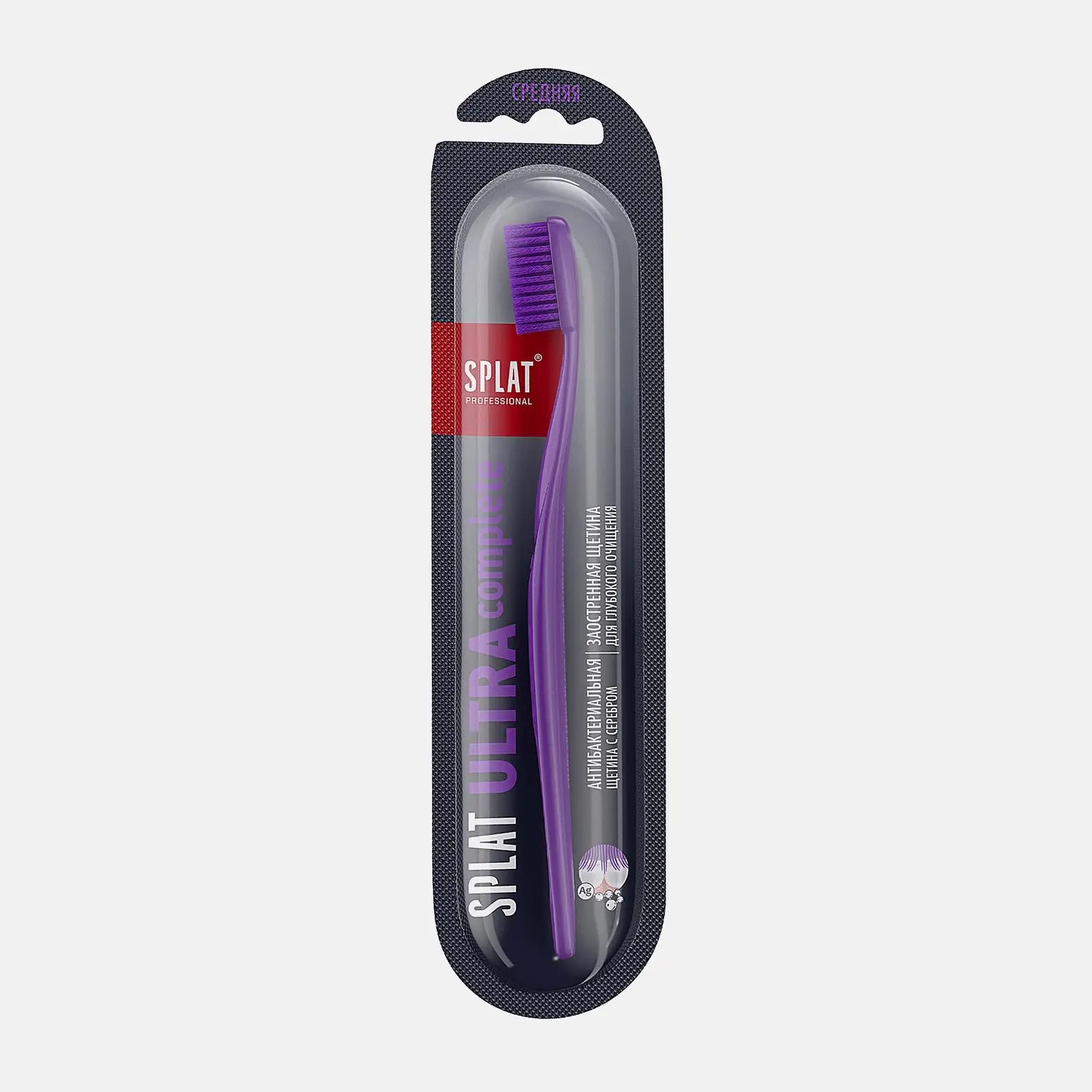 Зубная щетка Splat Professional Ultra Complete средняя в ассортименте - фото 4