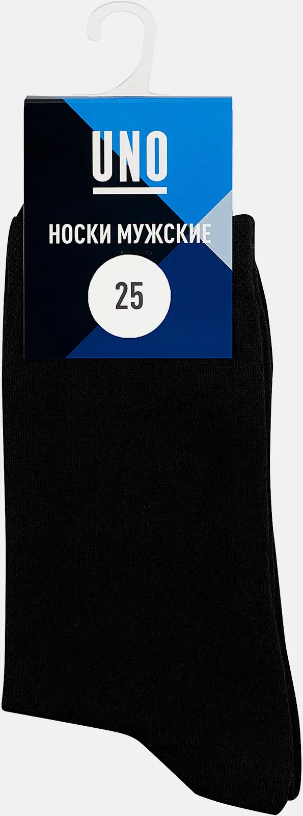 Изображение товара Мужские носки UNO SM15 25 р25 (38-40) классика из хлопка с двойной резинкой
