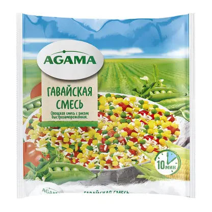 Изображение товара Гавайская смесь Agama быстрозамороженная 400г