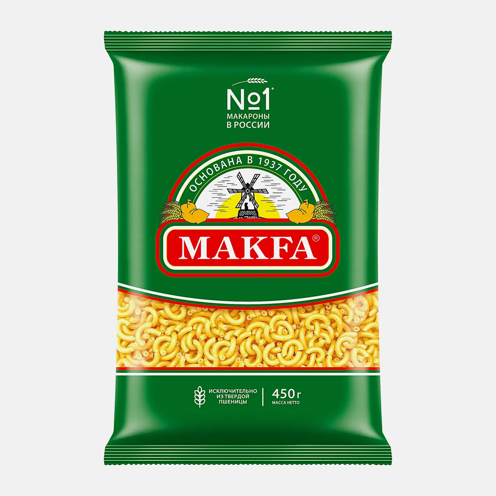 Макароны Makfa Рожки гладкие 450г