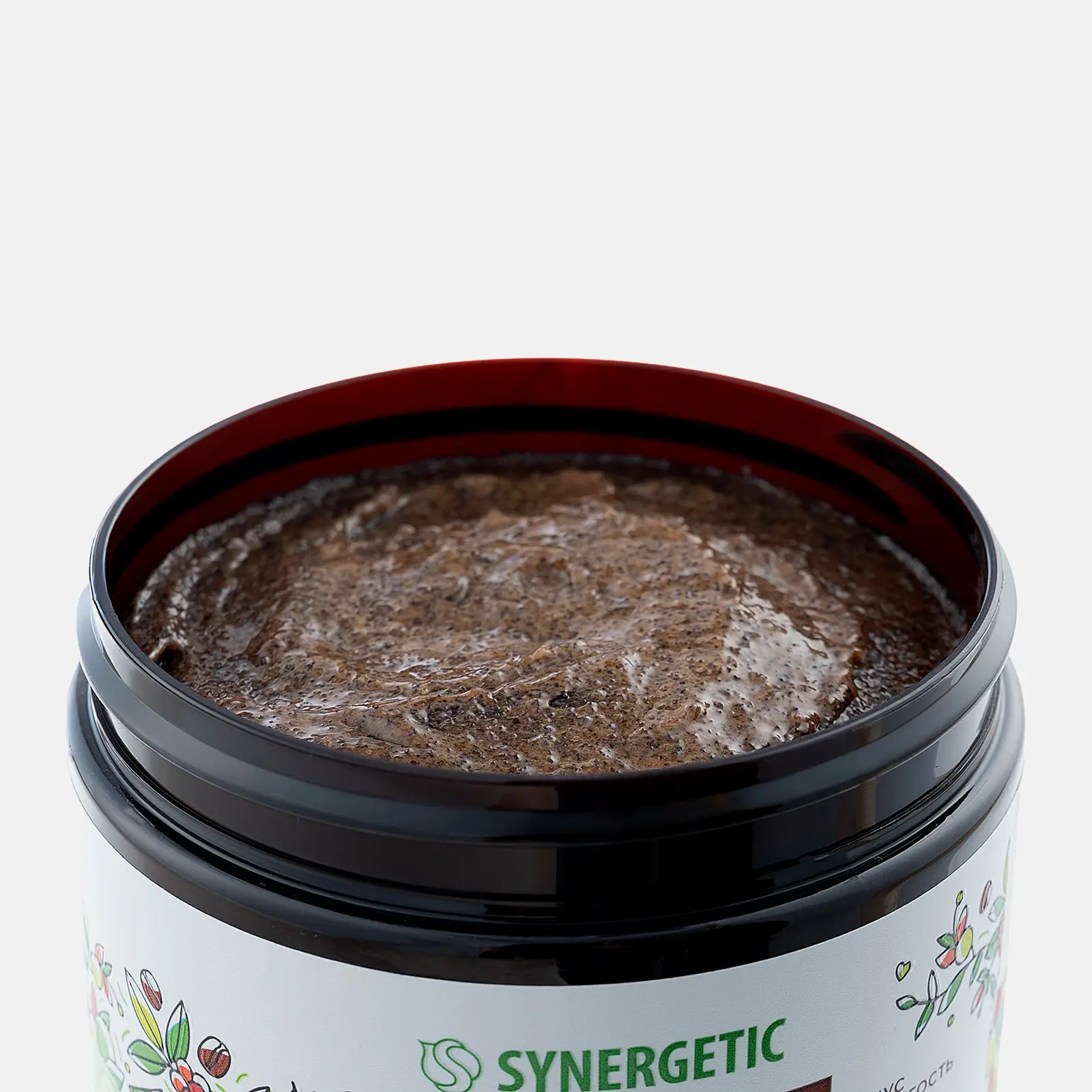 Скраб для тела Synergetic Натуральный кофейный тонус и упругость Кофе и зелёный лайм 300мл