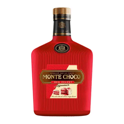 Изображение товара Ликер со вкусом десерта Красный бархат Monte Choco 18.5% 500мл