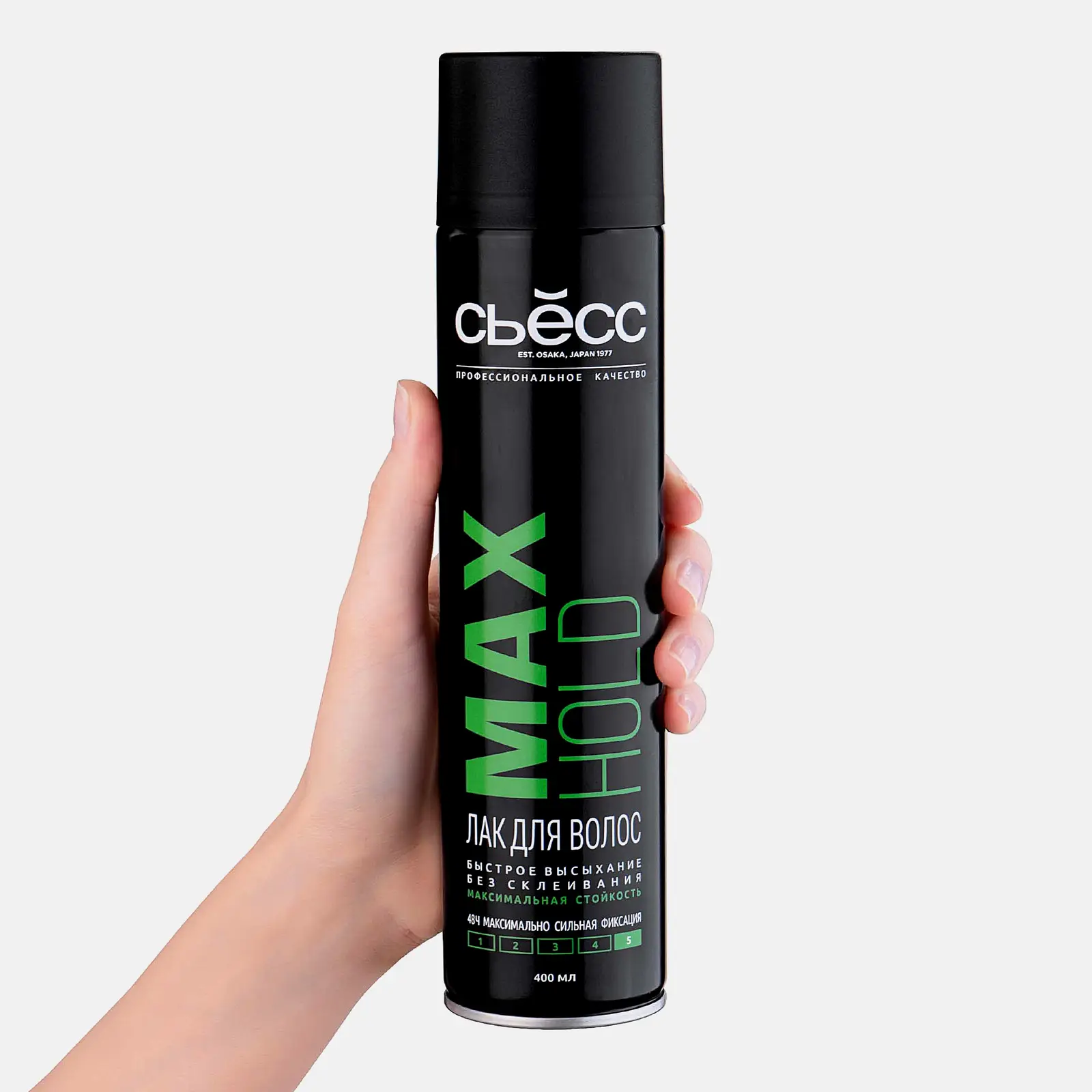 Лак для волос Сьёсс Max Hold для укладки максимально сильная фиксация 400мл