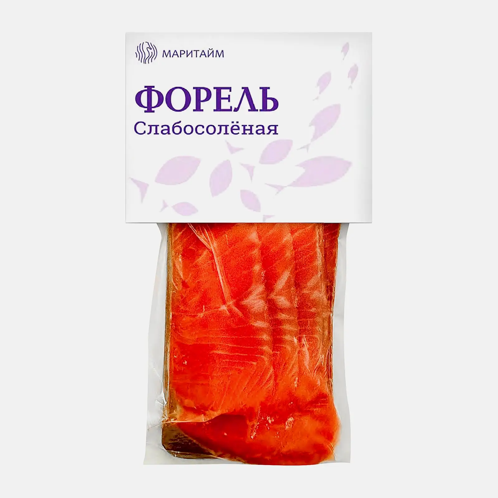 Форель Маритайм радужная филе-ломтики слабосоленая 100г Форель Маритайм радужная филе-ломтики слабосоленая 100г