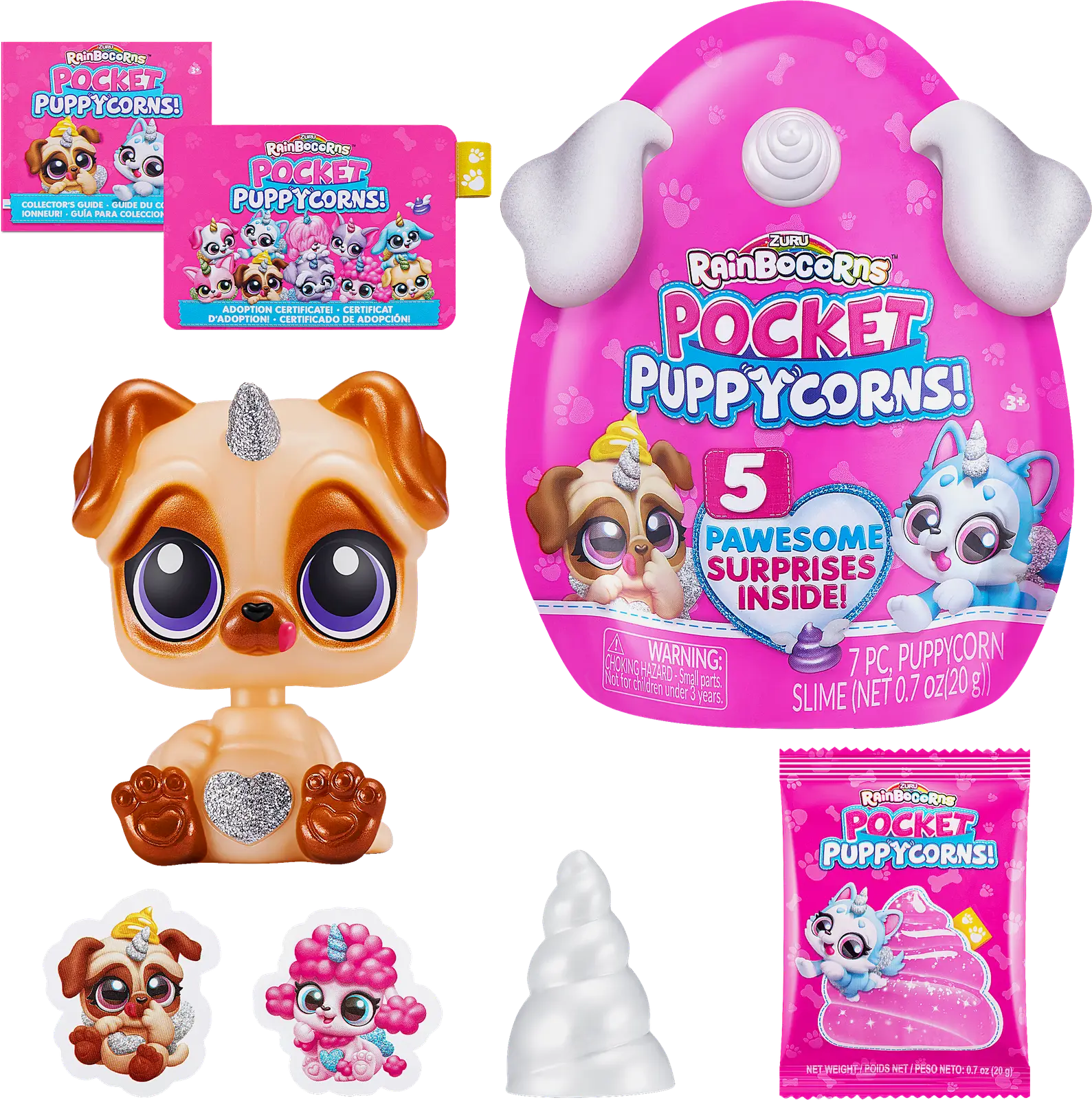Игрушка Zuru RainBocoRns Puppycorn плюш в яйце 59г 15.5*5.5*13см