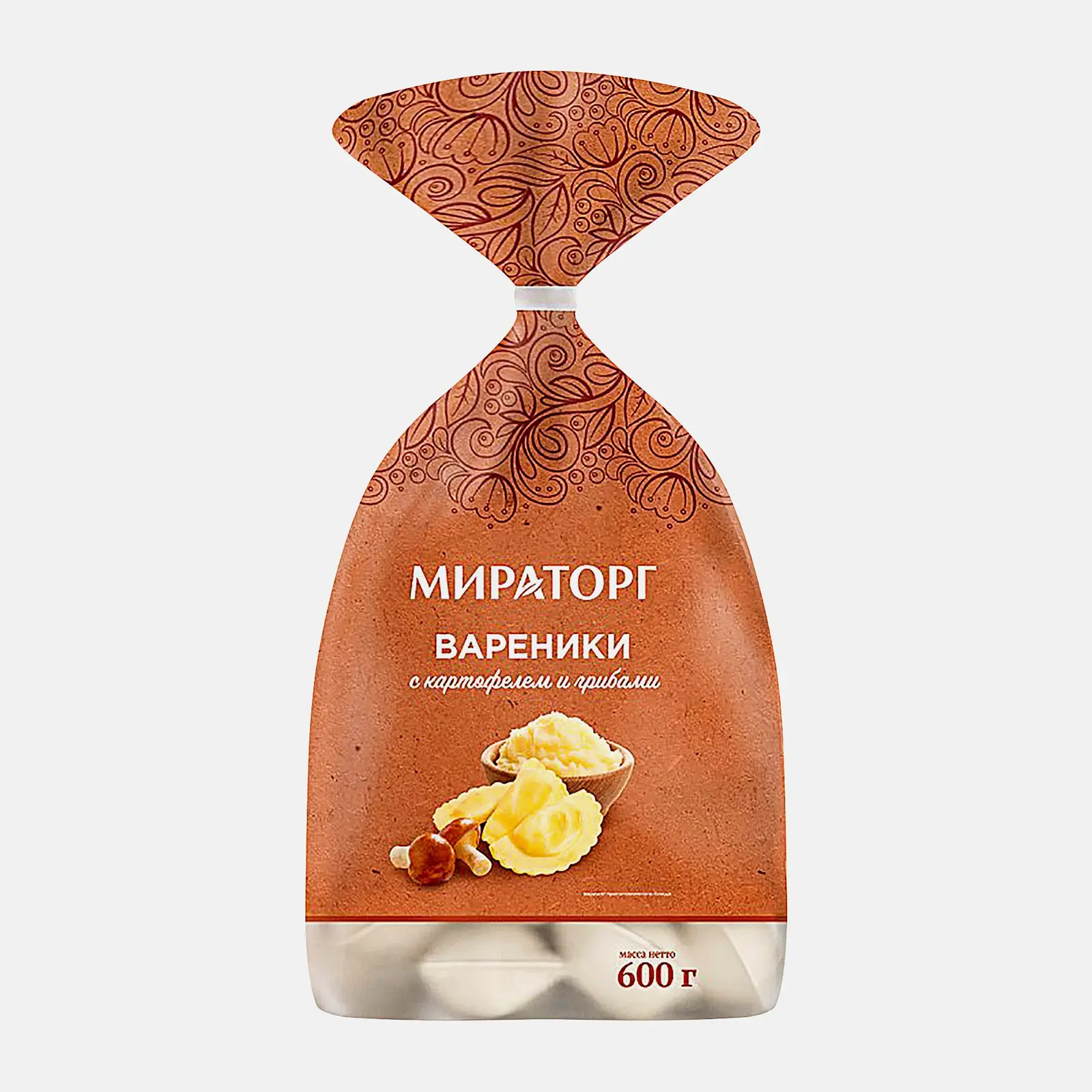 Вареники Мираторг С картофелем и грибами 600г Вареники Мираторг С картофелем и грибами 600г