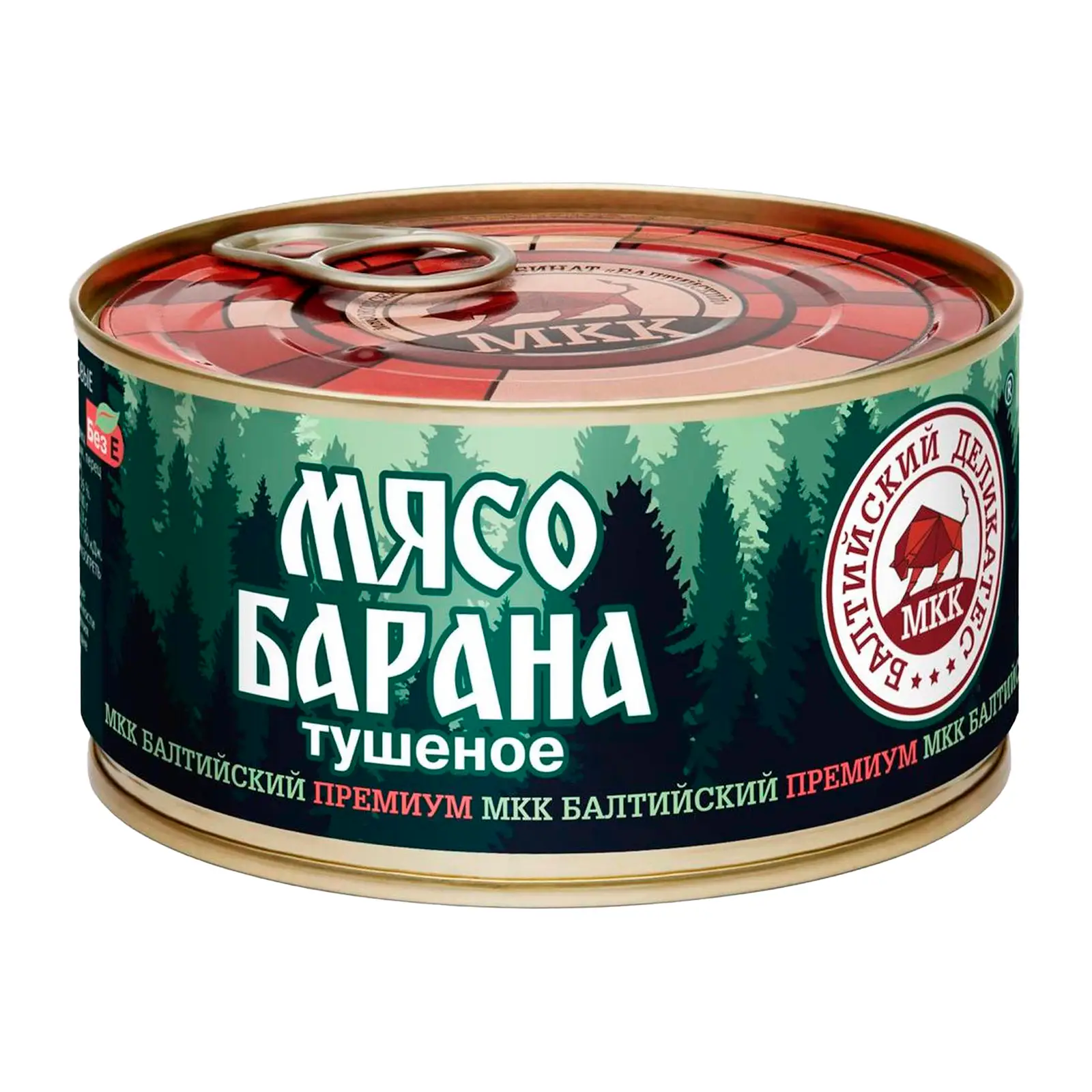 Изображение товара Мясо барана Балтийский деликатес тушеное 325г натуральное диетическое мясо консервированное