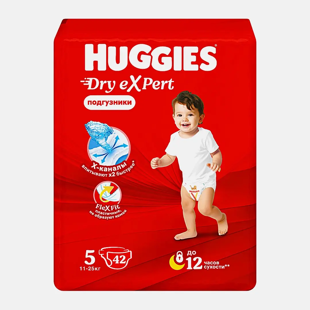 Подгузники р.5 Huggies Dry Expert 42шт - фото 2 Подгузники р.5 Huggies Dry Expert 42шт - фото 2
