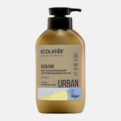 Бальзам для волос Ecolatier Urban Восстанавливающий Аргана и Белый жасмин 400мл