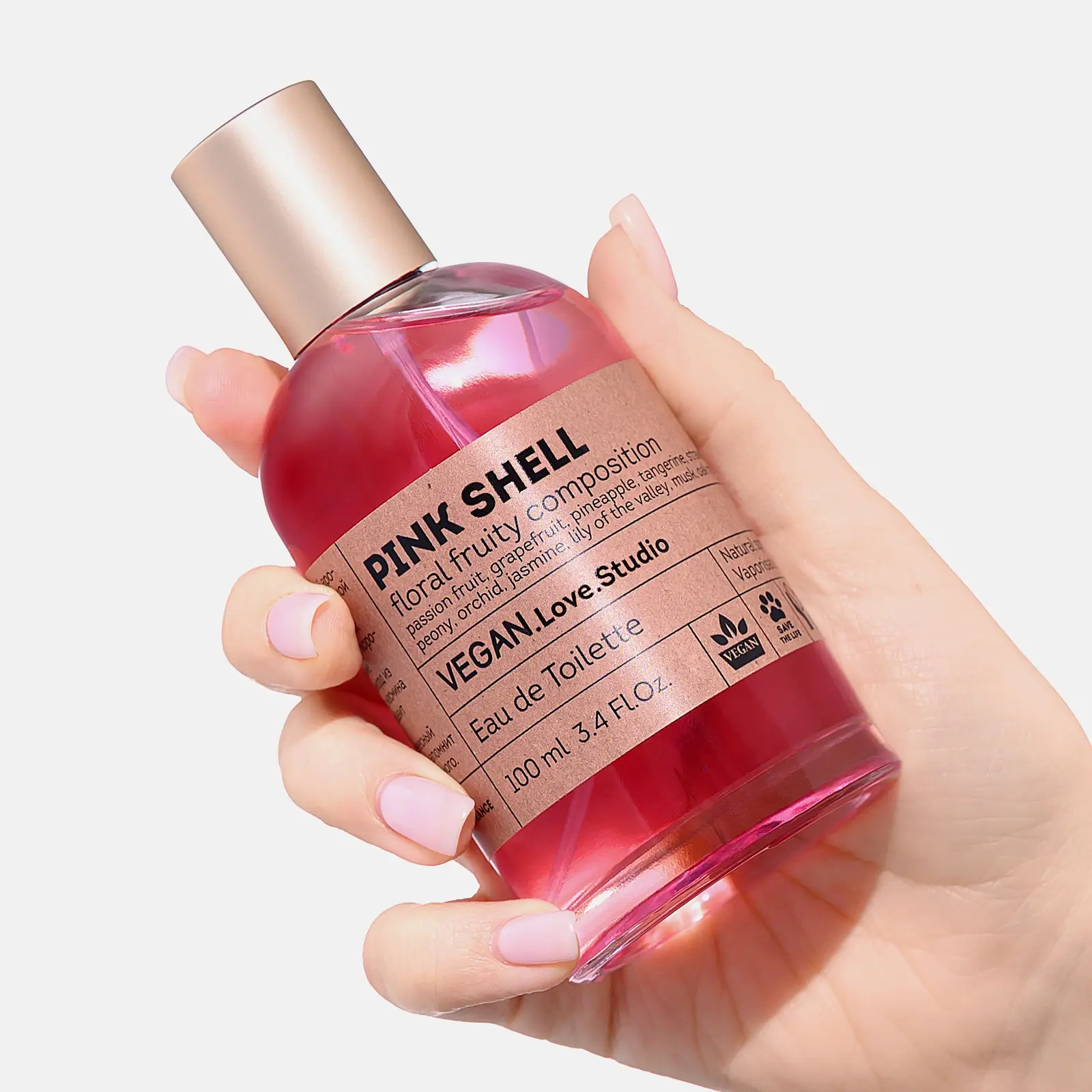 Туалетная вода Pink Shell Vegan Love Studio женская 100мл