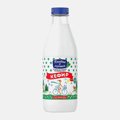 Кефир Платье в Горошек 1% 900г