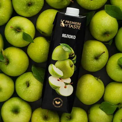 Изображение товара Сок Яблочный Premiere of Taste 950мл