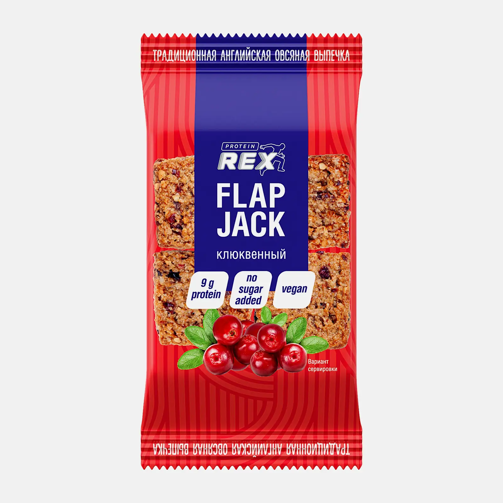 Печенье овсяное протеиновое Flap Jack с клюквой Proteinrex 60г