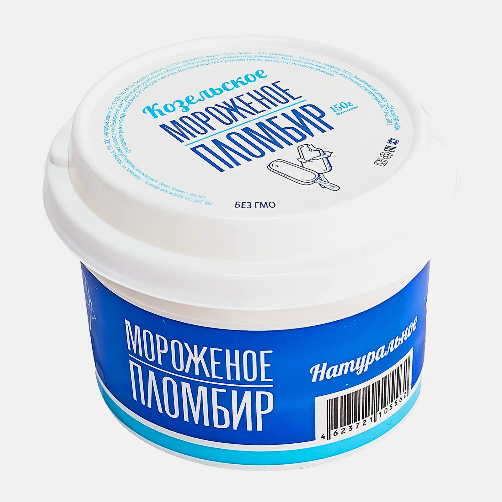 Изображение товара Мороженое Козельское Молоко ванильное 150г с вафельным стаканчиком