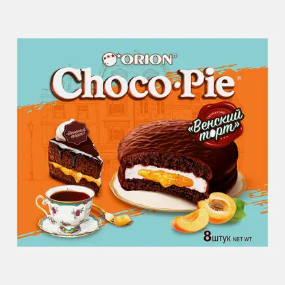 Пирожное бисквитное Венский торт Choco Pie 240г