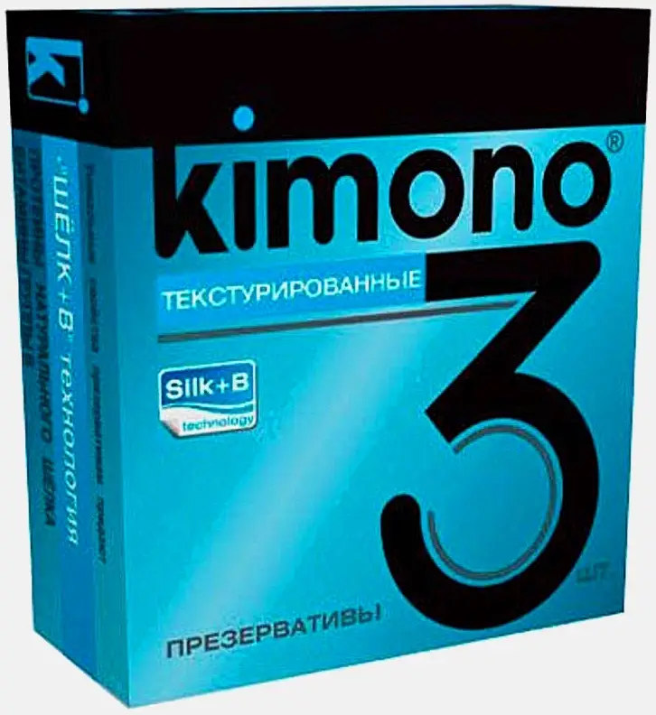 Презервативы Kimono текстурированные 3шт