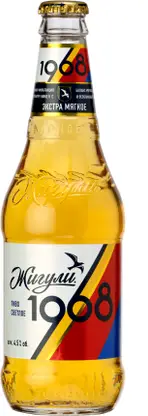 Пиво Жигули 1968 светлое фильтрованное пастеризованное 4.5% 430мл