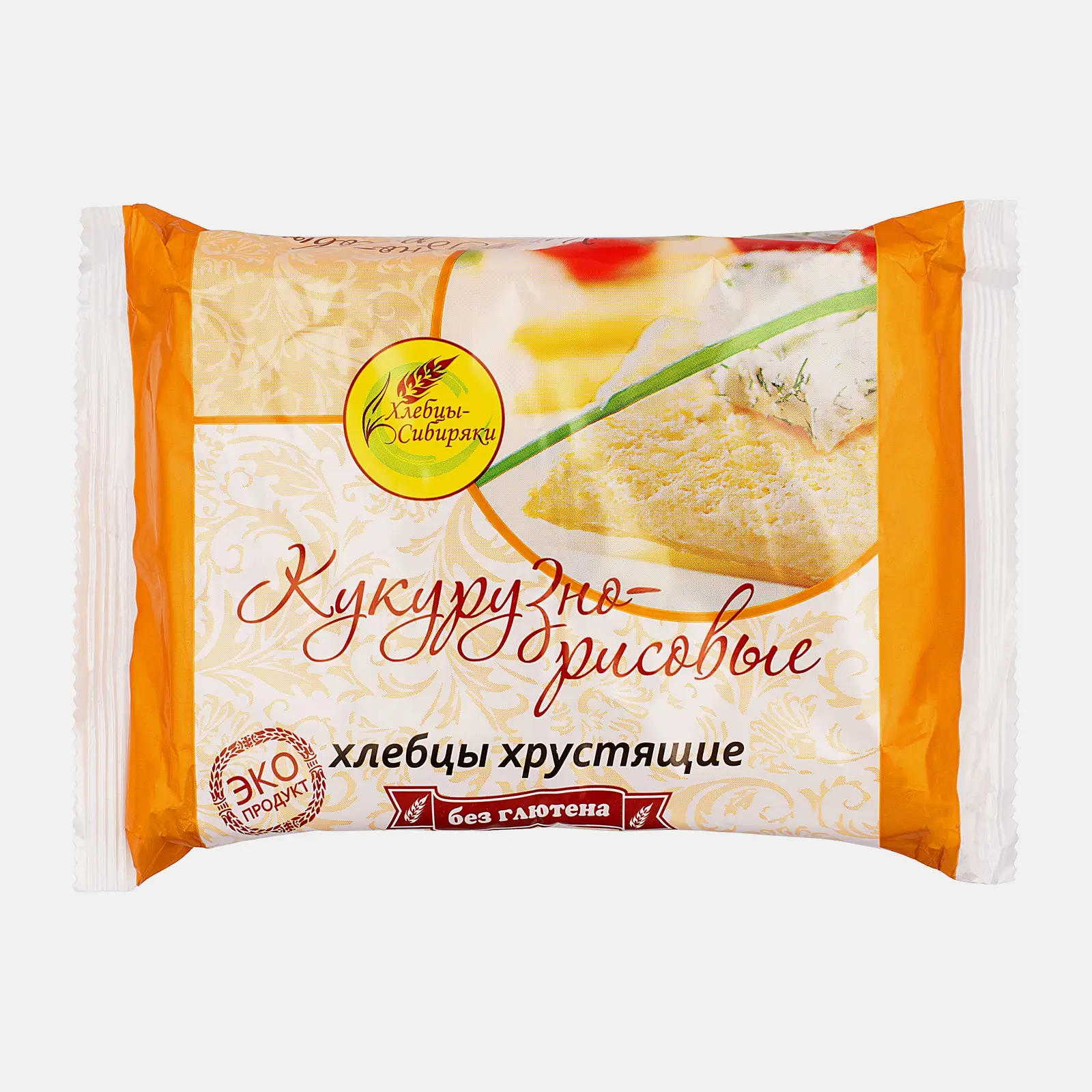 Хлебцы Хлебцы-Сибиряки кукурузно-рисовые без глютена 60г