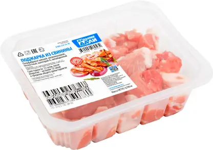 Изображение товара Поджарка из свинины Агро-Белогорье полуфабрикат 700г