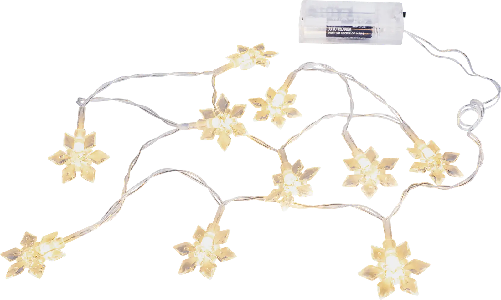 Гирлянда Снежинки 10Led sm disp-3 Winpex WPBSXL-DP035