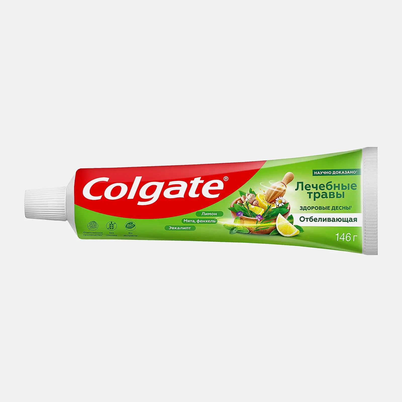 Зубная паста Colgate Лечебные травы отбеливающая 100мл - фото 2